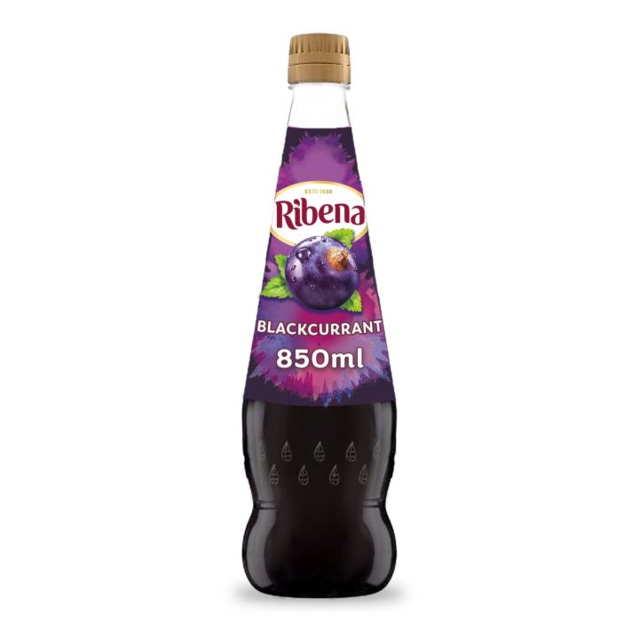 R1bena Blackcurrant Squash Bottle 850ml