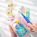 6 PCS-CHOSCH Acrylic Paint Markers Acrylic Soft Brush Marker Pens, For Canvas, Anime Drawing. 