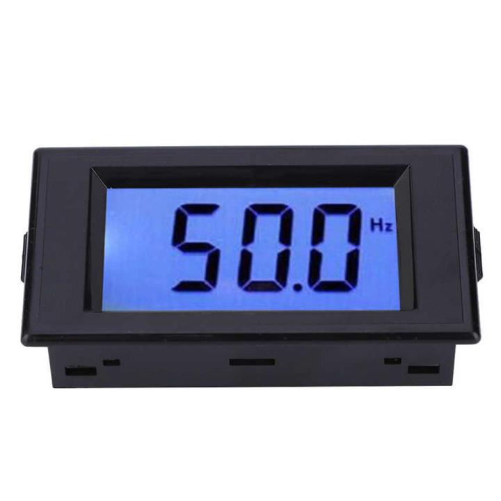 Frequency Meter D69-HZ Digital Display 10~199.9Hz AC80~300V Cymometer with LCD Screen