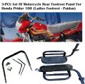 3-PCS Set Of Motorcycle Rear Footrest Panel For Honda Pridor 100 (Ladies Footrest - Paidan). 