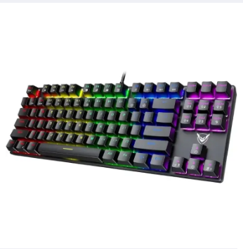 Mechanical Gaming Keyboard Blue Switches Anti-Ghosting Keys Layout Backlight 13 Modes Adjustable RGB & Breathing RGB Adjustable Gaming Keyboard
