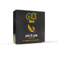 Ok Gold Skin to Skin Condom for Extra Pleasure - 3 Pcs Pack. 