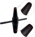 1 Set Double-Head Tap Faucet Valve Screw Extractor Set Damaged Broken Wire Water Pipe Bolt Remover Multipurpose Home Tools. 