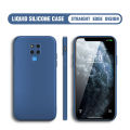 BILI for Huawei Mate 20X Back Cover Ultra Thin Soft Luxury Square Multicolor Liquid Silicone Phone Case. 