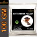 Kali Mirch Powder Black Pepper Powder - 100 Gram. 