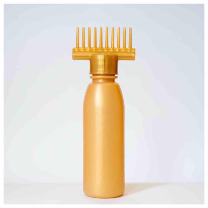 Best Professional Hair Oil Comb Applicator bottle with Extra Sealing Cape,Root Comb Applicator for Hair Coloring, Shampoo, Oiling, Dye and Scalp treatment for Salon and Family (150 ML)
