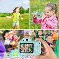 Kids Digital Camera for Girls Boys, Vannico Rechargeable HD Video Photo Camera for Kids Age 3-10, Kids Mini Selfie Camera Camcorder With 16GB SD Card Gift for Children Blue. 