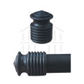 Curtain Rod End Stoppers Durable PVC Minimalist Design. 