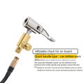 Air Pump Nozzle Adapter with Deflation Inflator Valve Connector. 