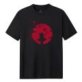 Uchiha-Itachi Uchiha pose art Printed Anime T-shirt for men and women (Black)- Anime - Itachi Silhouette - Naruto Shippuden Anime - Itachi Silhouette - Naruto Shippuden-. 