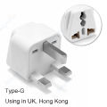 UK Travel Adapter Electrical Socket Universal Swiss Brazil US AU EU to UK Plug Adaptor AC Outlet Power Charger Socket Conveter. 
