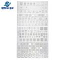 4PCS Universal BGA Stencil for MTK MSM Samsung Huawei Xiaomi iPad CPU RAM PM IC Reball Pin Direct Heat Template in Pakistan. 
