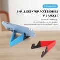 New V-Shaped Universal Foldable Mobile Cell Phone Stand Holder for IPhone IPad E-Reader Tablets Adjustable Support Phone Holder. 