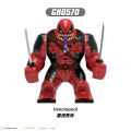 G0172 Marvel X-Men Anime Block Toys Figure Wolverine Block Mini Toy Collection Toys For Children. 