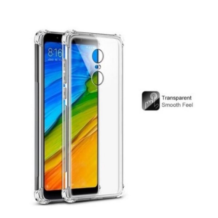 Xiaomi Redmi 5 Antishock Drop Resistance Transparent Tpu Case Silicone Back Cover