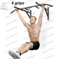 High Quality 6 Grips Wall Mounted Pull Up Bar/Chin up bar (Boxing Bag Not Included)). 
