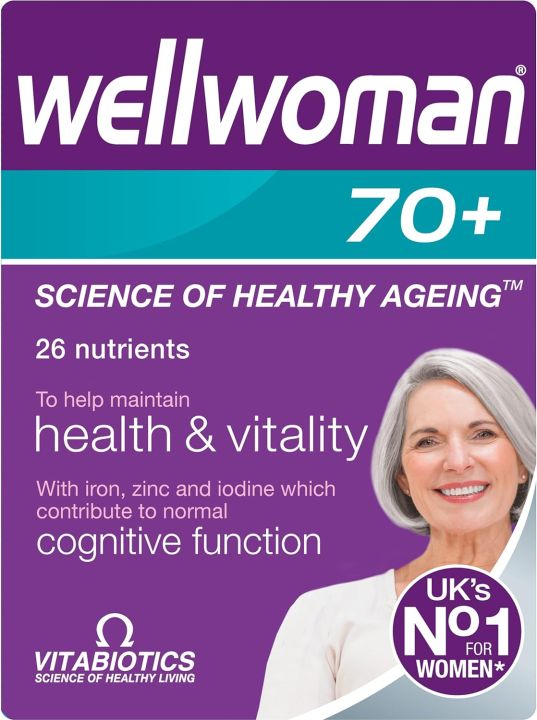 UK Vitabiotics Wellwoman 70+(26Tabs) in Pakistan