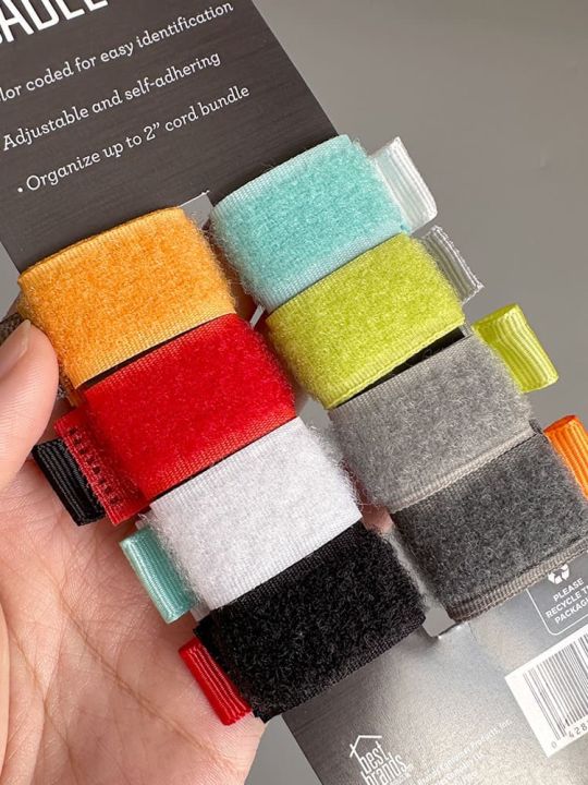 8%20Pieces%20Velcro%20Cable%20Tie%20Organizer%20Set%20-%20Nylon%20Releasable%20Cable%20Ties%20-%20Self%20Adhesive%20Fastener%20Tape%20-%20%20Nylon%20Cable%20Tie%20Zip%20Tie%20-%20Velcro%20Tape%20Cable%20Organizer%20Holder%20-%20Wire%20Holder%20-%20Image%202