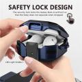 yaNew Security Lock Design Cover For Samsung Galaxy Buds Live/Pro/2 Headphone Cover Military Grade Hard Silicone Anti-Slip Case. 