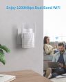 BrosTrend WiFi Extender 1200Mbps , Add Coverage up to 1200 sq.ft. in Your Home, Extend 2.4GHz & 5GHz Wi-Fi, Easy Setup. 