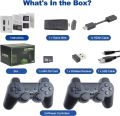 Retro Handheld Game Stick With Arcade Game Stick Console With 19000 + Games 4K High Resolution 64G 2.4G Wireless Controllers Just Plug and Play Video Games for Led-TV. 