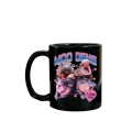 New Cute Moo Deng Mug 350ml Cartoon Hippo Pattern Coffee Cup Black White Ceramic Household Drinkware for Tea Milk. 