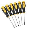 1Set Cr-V Torx Screwdriver Set with Hole Magnetic T5-T10 Screw Driver Set Kit for Telephone Repair Hand Tool Set. 