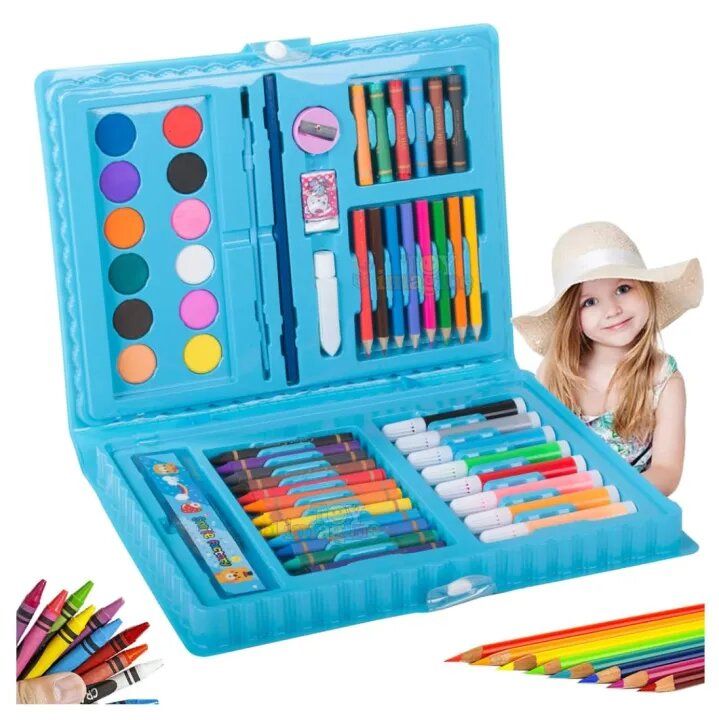 42 PCS | 68 PCS | 86 PCS Art Coloring Kit for Kids - Multifunctional ...