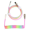 Gaming Keyboard Cable, Sturdy TPE One Piece Molding Keyboard Cable Nylon for Mechanical Keyboard. 