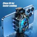 Mobile Cooler X20 for Gaming, Universal Phone Cooling Fan with Two Cooling Modes, Mobile Phone Radiator Case for iPhone Android Smartphones from 4.5 to 7in, Cell Phone Cooler for Live Streaming. 