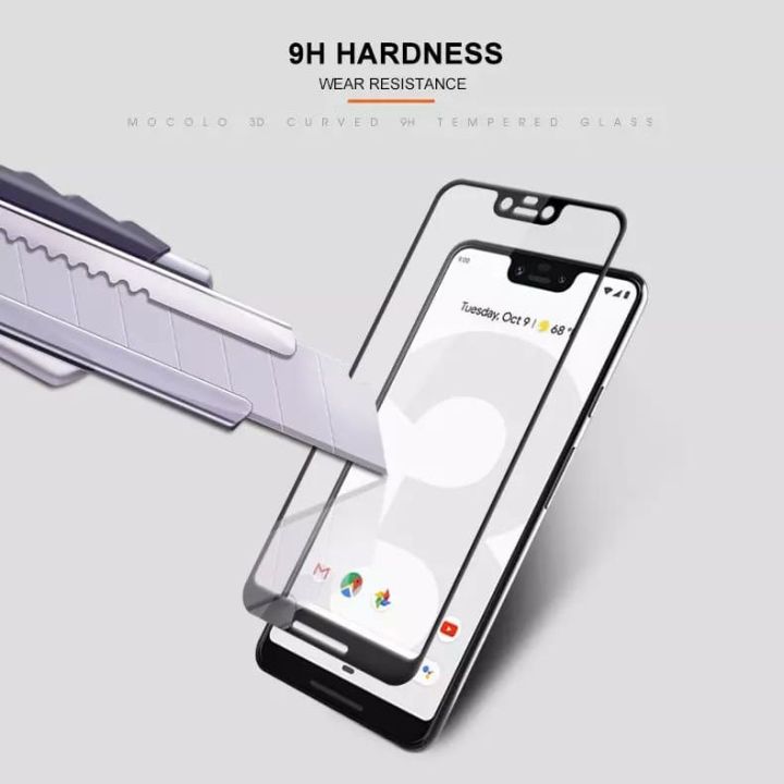 Google%20Pixel%203%20XL%20Screen%20Glass%20Protector%20HD%20Edge%20to%20Edge%20Tempered%20Glass%20For%20Pixel%203XL%20-%20Black%20-%20Image%204