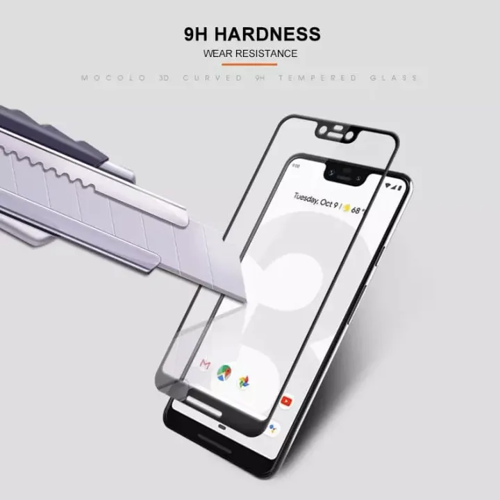 Google%20Pixel%203%20XL%20Screen%20Glass%20Protector%20HD%20Edge%20to%20Edge%20Tempered%20Glass%20For%20Pixel%203XL%20-%20Black%20-%20Image%204