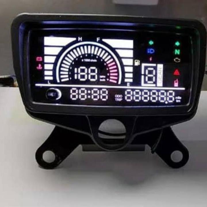 digital speedometer for cg125 bike fully digital meter for motorcycle Daraz.pk