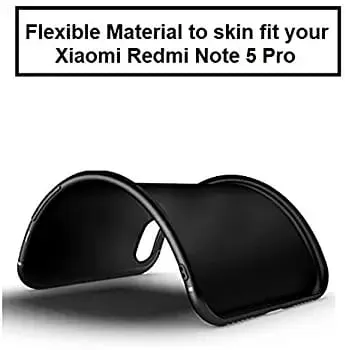 Xiaomi%20Redmi%20Note%205%20Pro%20Soft%20Silicone%20Shockproof%20TPU%20Back%20Cover%20Case%20Flexible,%20Durable%20Protection%20for%20Back%20and%20Sides%20-%20Image%205