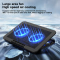 N99 2 FAN COOLING PAD WIHT TWO USB AND LIGHT. 
