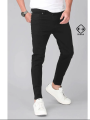 Jet Black Jeans for Men and Boys, Made with Fully Stretchable Imported Stuff - Stylish and Comfortable. 
