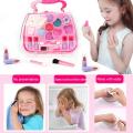 Cosmetics Make-up Box Toy Set Girl Jewelry Play House Box Princess Makeup Kit For Girls. 