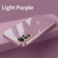 COROGI for Motorola Moto G22 Back Cover Luxury 6D Plating Square Frame Shiny Case Camera Lens Protection Soft Silicone Mobile Phone Cases. 