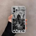 Berserk Guts Anime Phone Case For iPhone 15 14 11 12 13 Mini Pro XS Max Cover 6 7 8 Plus X XR SE 2020 Funda Shell. 