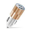 Car Charger For Cigarette Lighter PD Type C Fast Charging 5V3A Dual USB Mobile Phone Power Adapter For Iphone 13 Pro Max Samsung. 