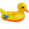 Inflatable Rubber Duck Pool Float for Kids, Swimming Pool Floats Boat Seats Beach Toy, Baby Shower Bath Seat Tub Water Fun Games Toys for 1 Year Old up Toddler. 