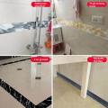 Ousmin 3D Wallpaper Border Roll PVC Self-adhesive Stick Wall Borders Waterproof Wall Waist Sticker for Kitchen Bathroom Bedroom Tiles Decor Sticker Easy to Apply 10cm x 5m/Roll. 