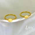 Singsing Stainless Ring for Women Non Tarnish Non Fade Gold Rings Accessories Jewelry. 