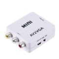 AV RCA To VGA Video Adapter HD 1080P TV Converter Switch Box. 