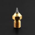 New arrivals E3D V5 V6 Brass Nozzle M6 threaded 0.2/0.3/0.4/0.5mm Removable Stainless Steel Tips for 1.75mm filamnet. 