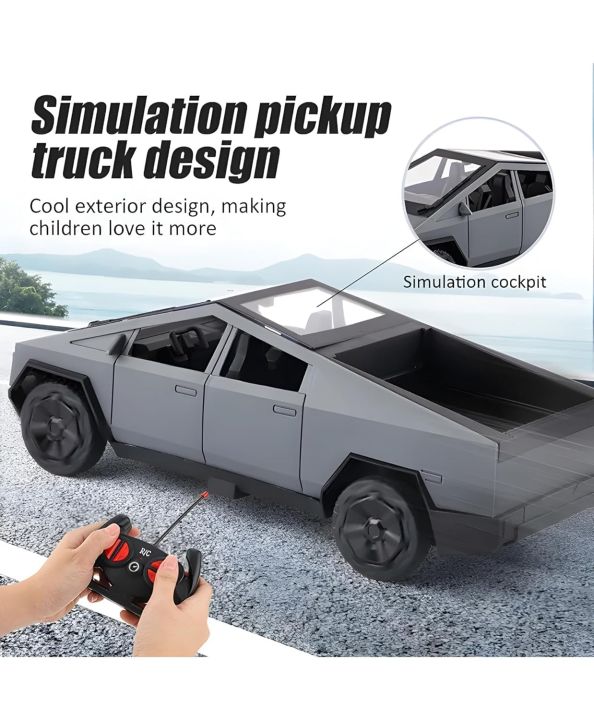 Remote Control Tesla Cyber Truck 4 Channel Rechargeable | Daraz.pk