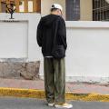 Sunnyheart Men Trousers Wide Leg Relaxed Fit Baggy Pants. 