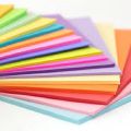 Pack of 100 Color Computer Paper Sheet - Mixed Color Paper. 