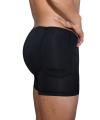 Men Plus Size Butt Lifting Slim Shapewear Compression Trunk Boxer Front Opening Pad Underwear. 