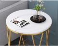 Round Small Coffee Table Flower Table Sofa Side Table Light Luxury Small Round Table Living Room Simple Mini Small Apartment Home Bedside Tabl. 